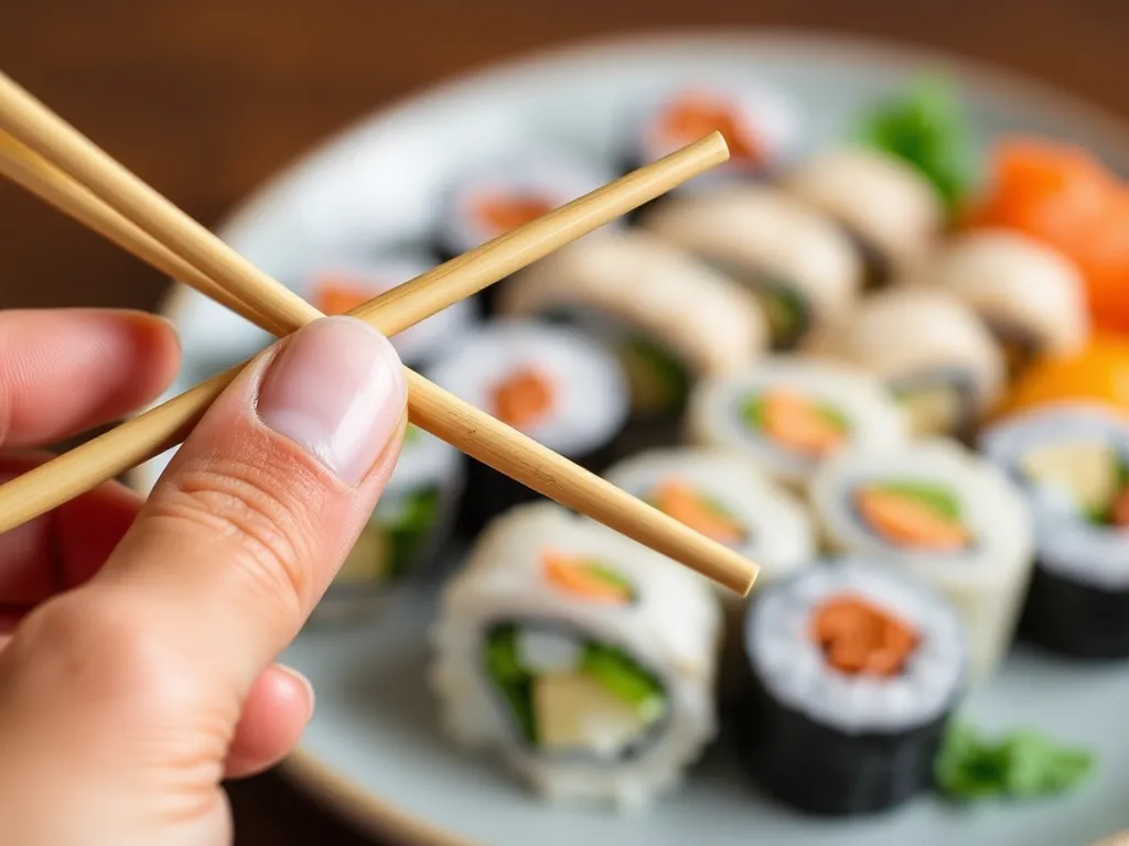 Jak trzymać pałeczki: poradnik dla początkujących w jedzeniu sushi