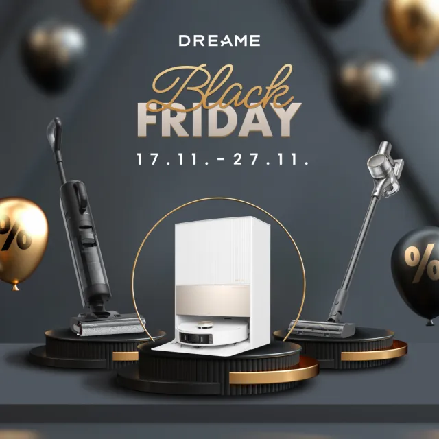 Black Friday z Dreame: Najlepsze okazje na urządzenia sprzątające